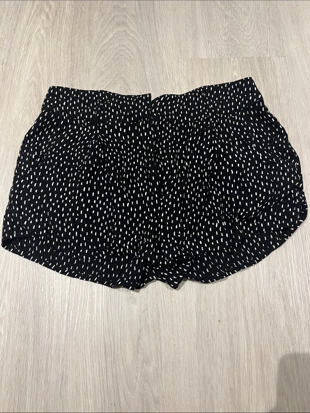 saltwater LUXE Black and White Flowy Shorts